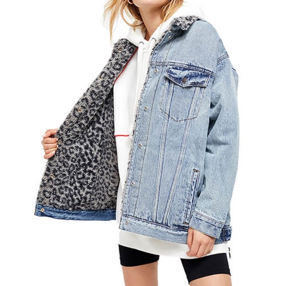 Free People Jackets & Blazers - Free People Wild Ones Sherpa Trucker Jacket